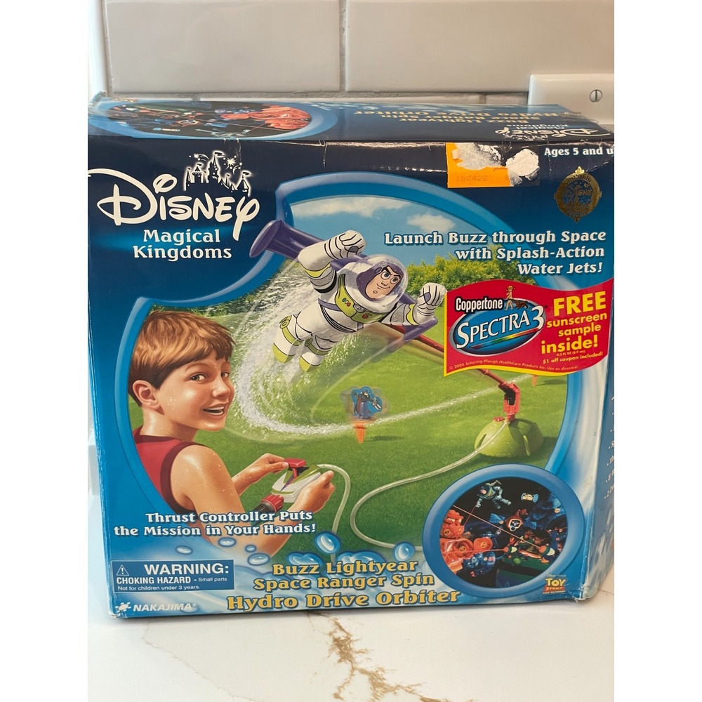 Disney Toy Story Buzz Lightyear‎ Space Ranger Spin Hydro Drive Orbiter Water